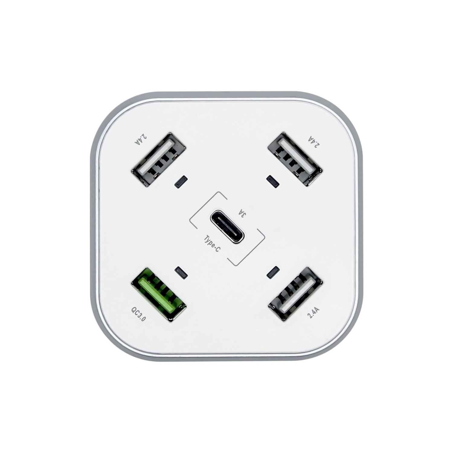 AISENS ASCH-5PQC-W mobile device charger Universal White AC Fast charging Indoor – image 2