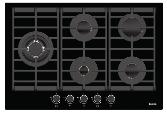 Gorenje GTW761UB Black Built-in Gas 5 zone(s) – image 2