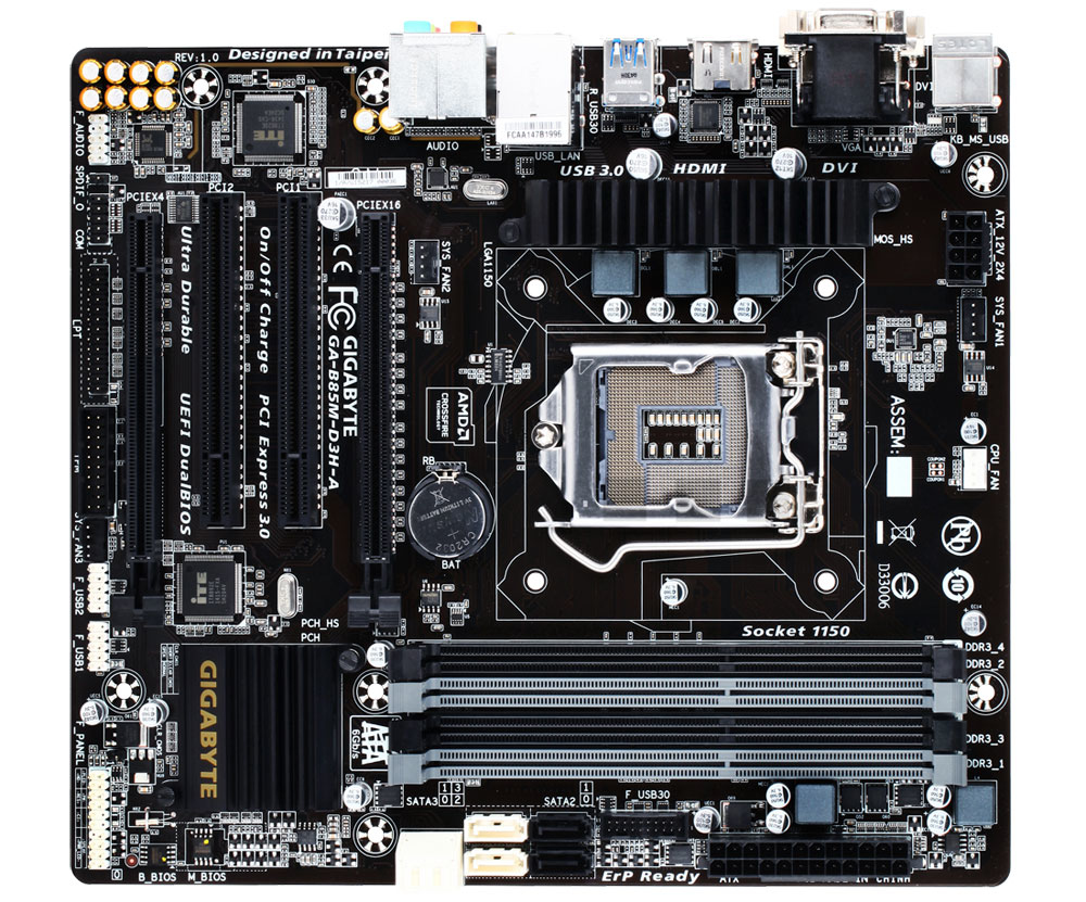 GIGABYTE GA-B85M-D3H-A (rev. 1.0) – image 2