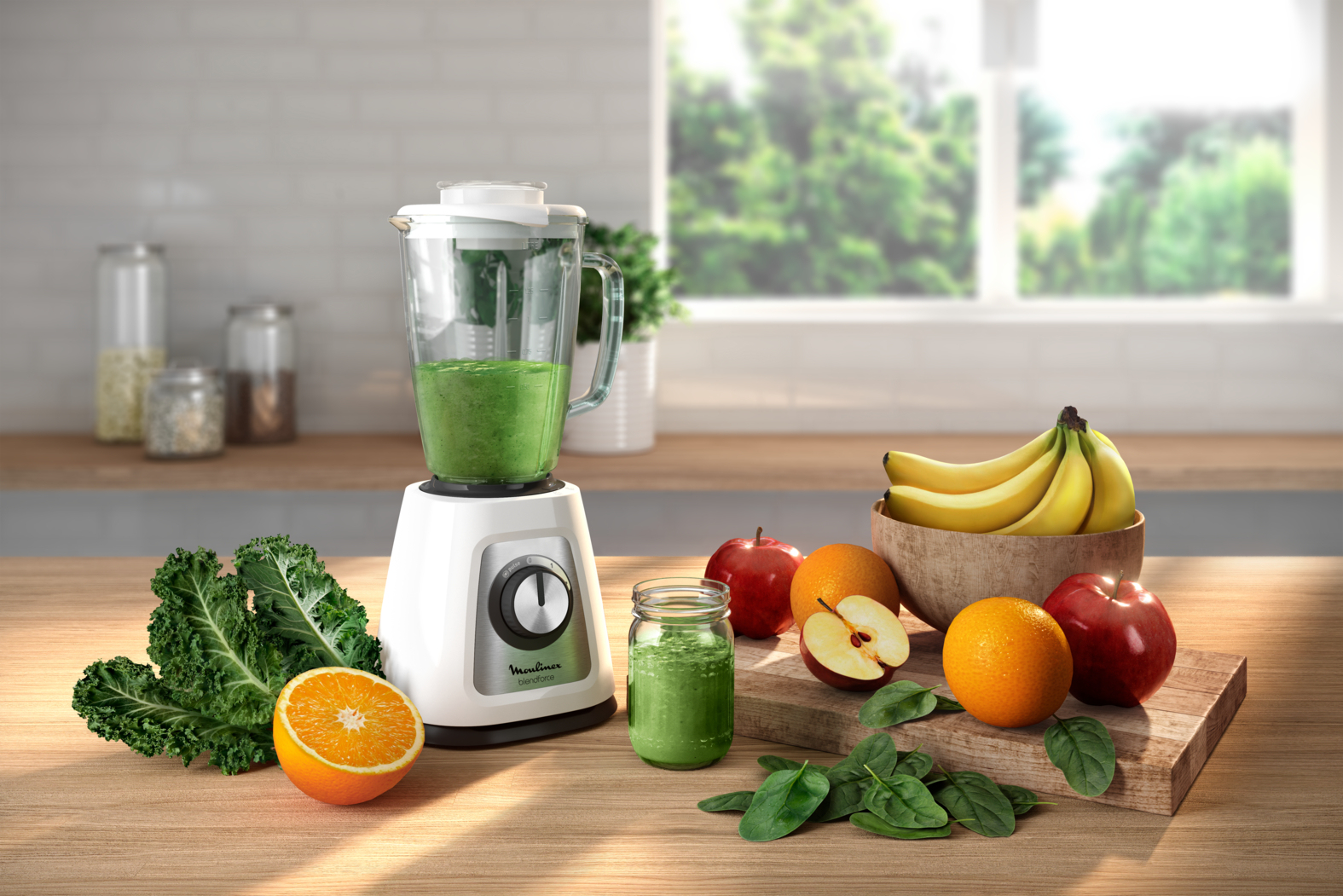 Moulinex LM433 1.75 L Tabletop blender 800 W White – image 3