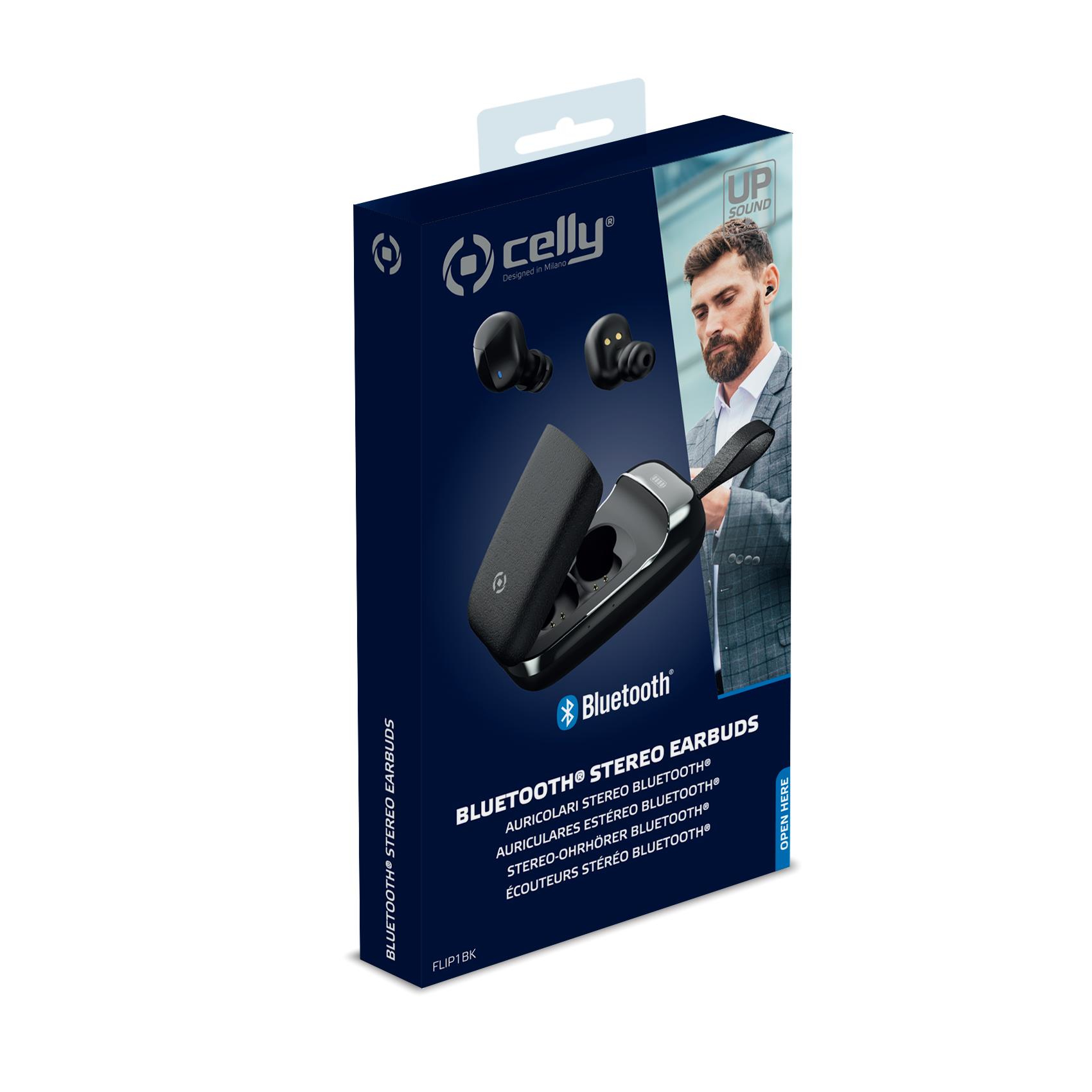 Celly Flip1 Headset Wireless In-ear Calls/Music Bluetooth Black – image 4