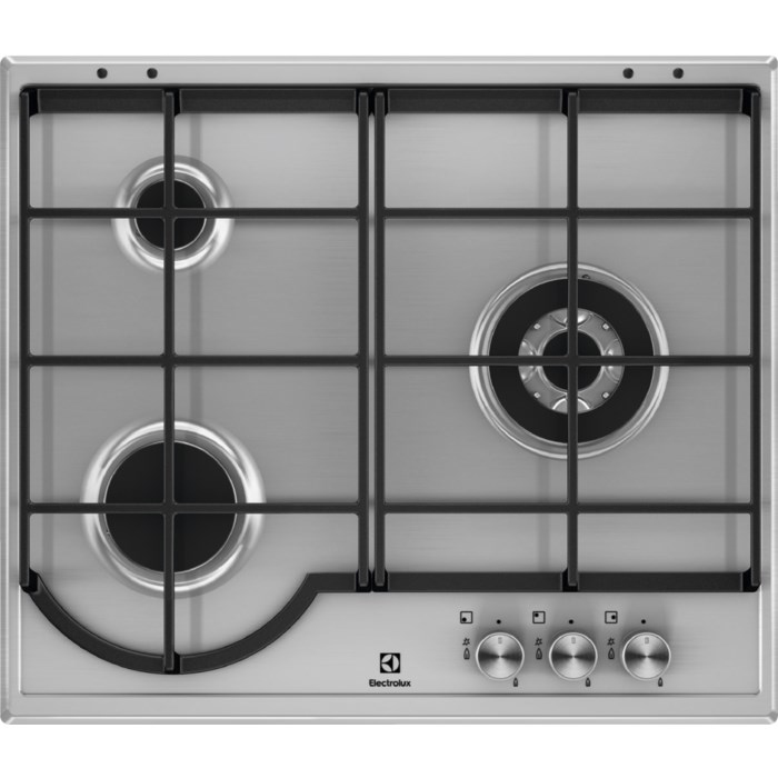 Electrolux EGH6333BOX hob Stainless steel Built-in Gas 3 zone(s) – image 1