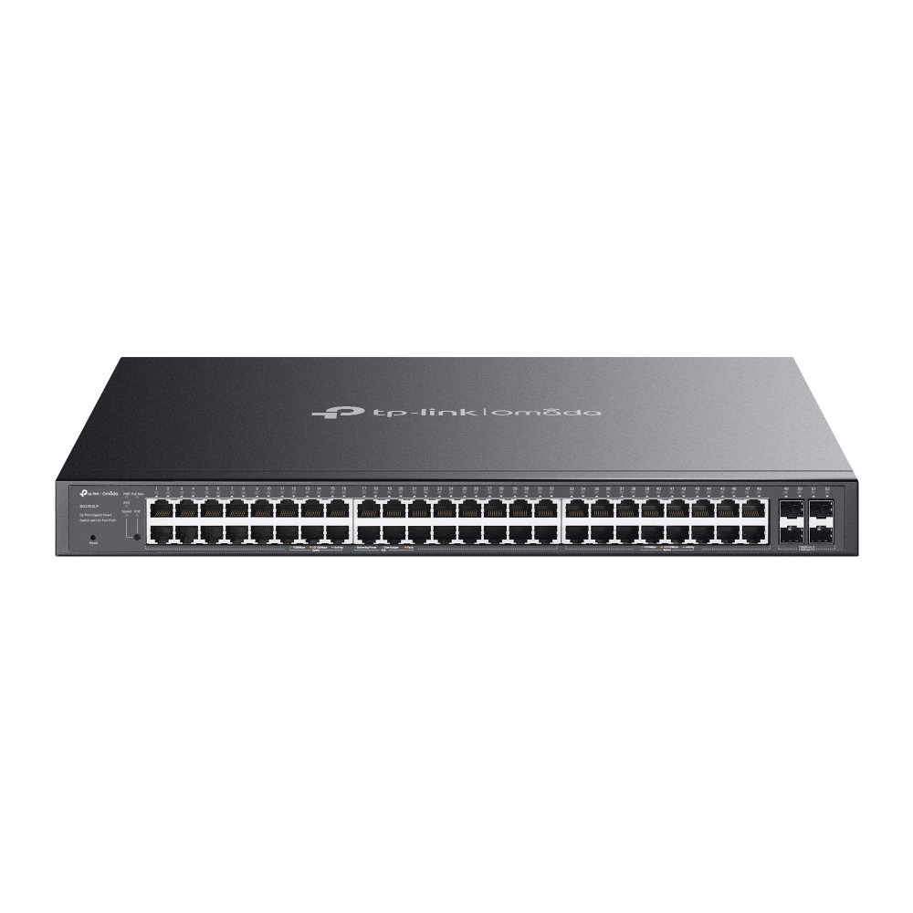 TP-Link Omada SG2452LP switch di rete Gestito L2/L2 Gigabit Ethernet 10/100/1000 Supporto Power over Ethernet PoE 1U Nero (TP-L