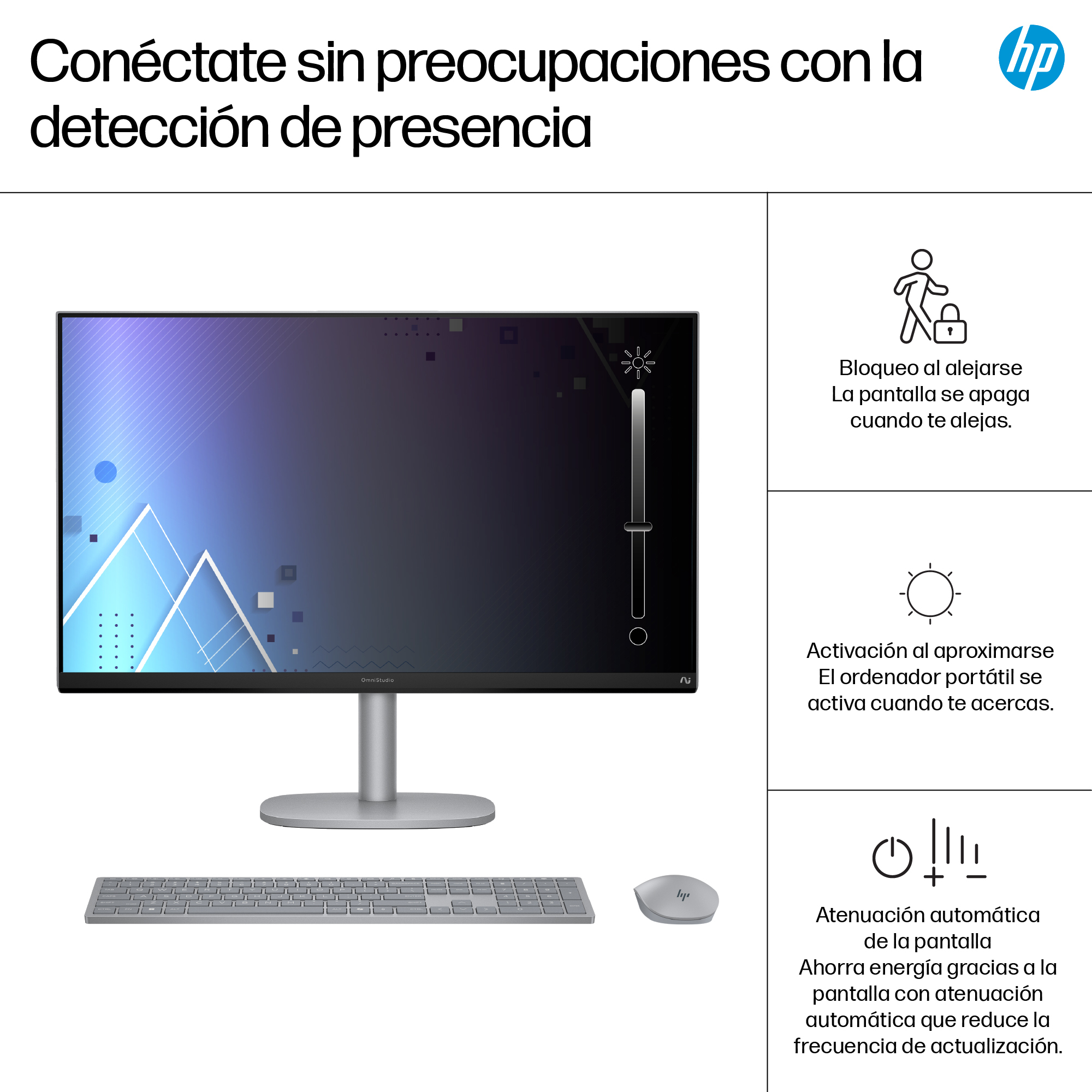 HP - All in One HP OmniStudio X 32-c1005ns, Copilot+PC, Intel Core Ultra 7-258V, 32GB, 1TB SSD, Intel Arc, 31,5', W11. - imagen 10