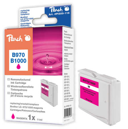 Peach PI500-118 ink cartridge 1 pc(s) High (XL) Yield Magenta