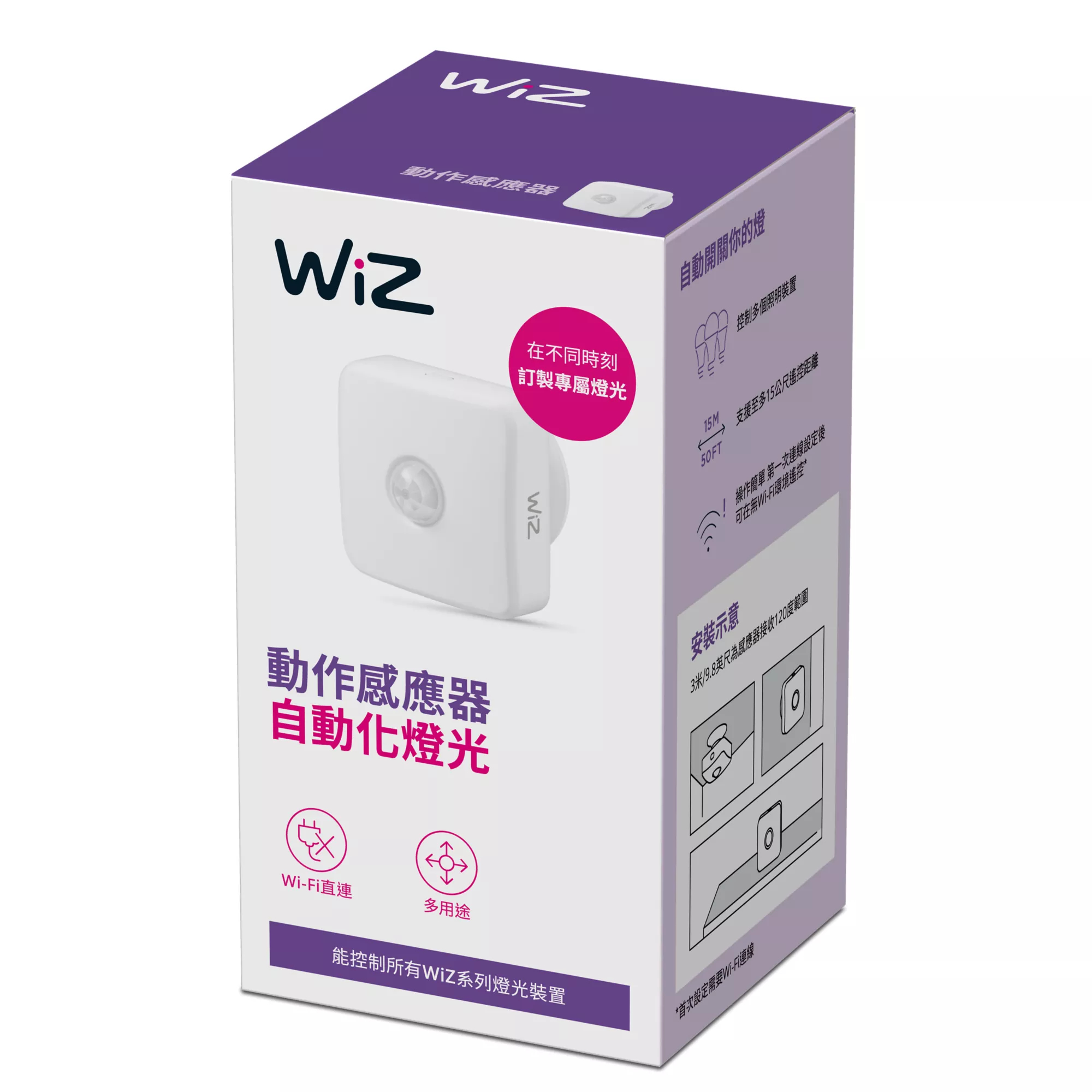 WiZ 8719514553620 motion detector White – image 3