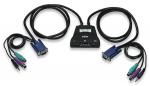 Intellinet 2-Port Mini KVM Switch