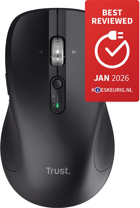 Trust FERRO HYPERWHEEL WRLS MOUSE BLACK – image 1