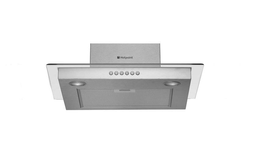 Hotpoint HDF6.5SAB cooker hood Wall-mounted Stainless steel 474 m³/h – image 2
