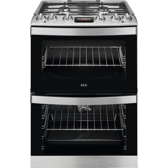 AEG CKB6540ACM Freestanding cooker Gas Stainless steel – image 1