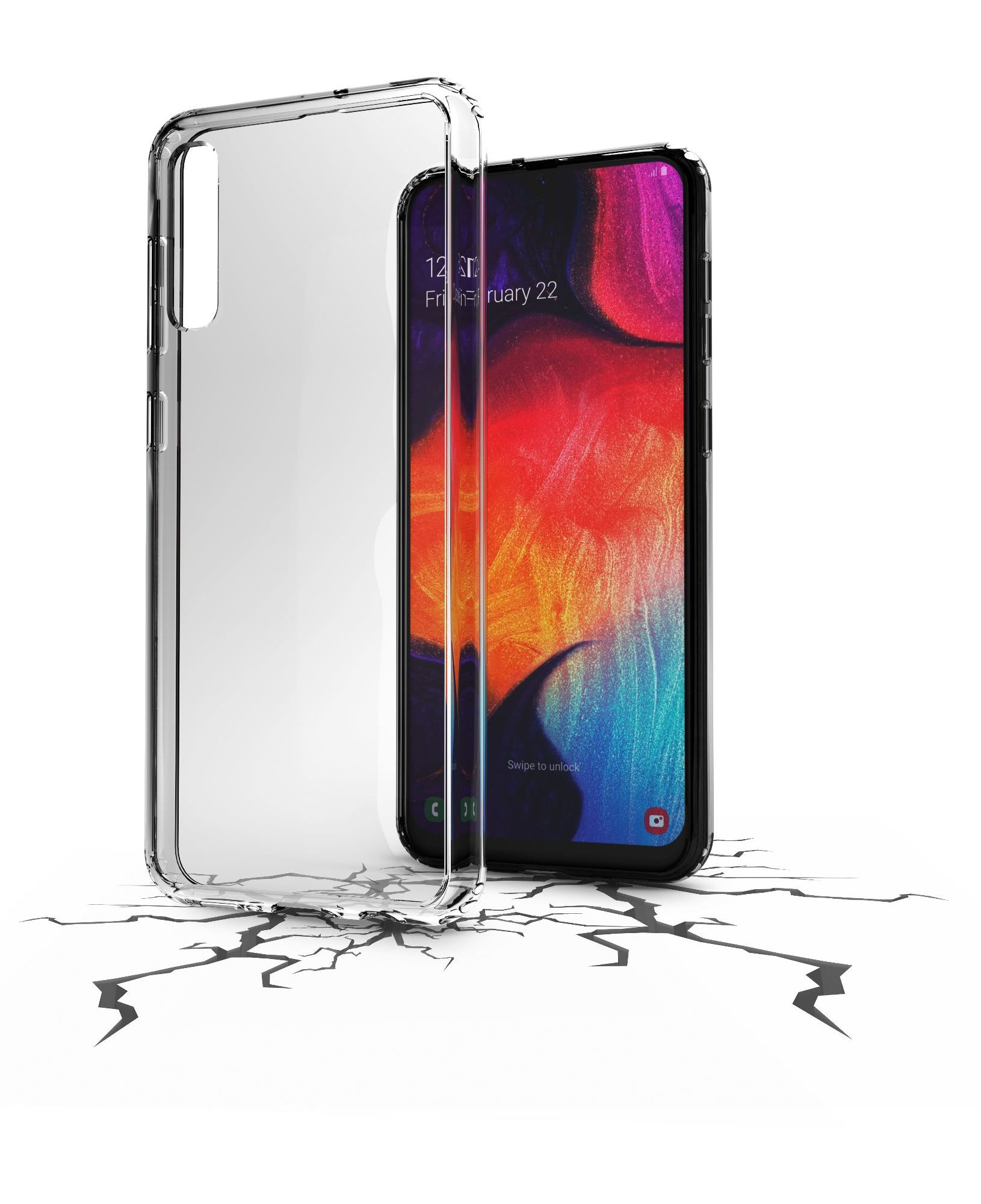 Cellularline Clear Duo - Galaxy A50 / Galaxy A30s