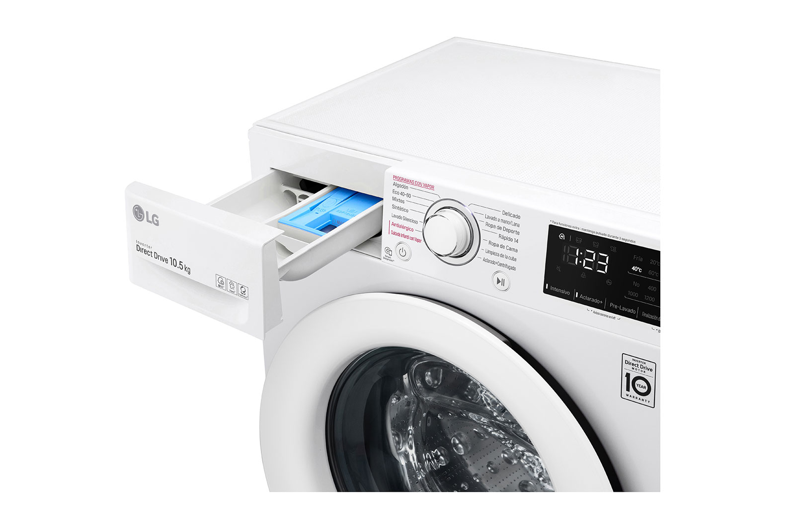 LG F4WV3010S3W washing machine Front-load – image 5