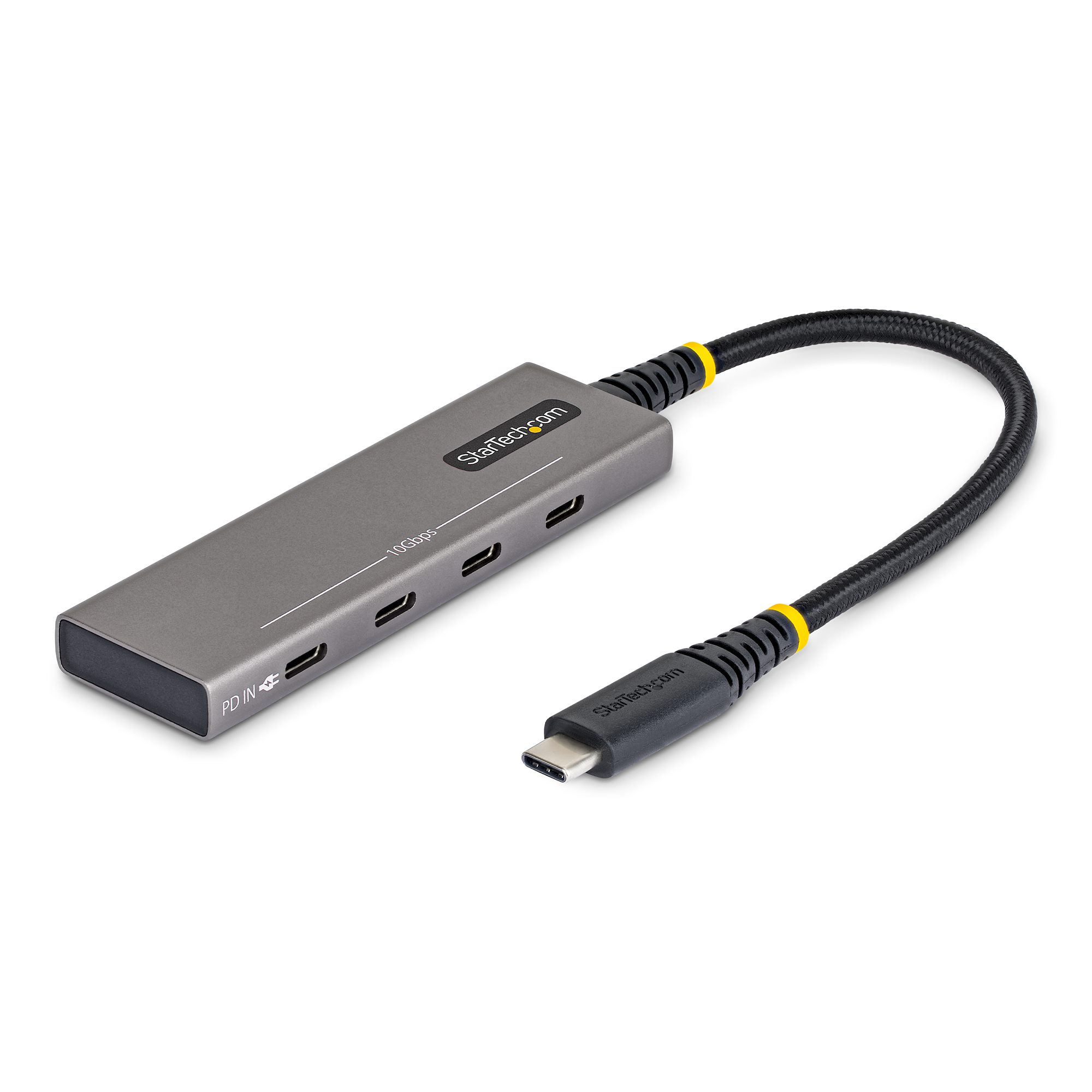 4-PORT USB-C HUB 100W PD .