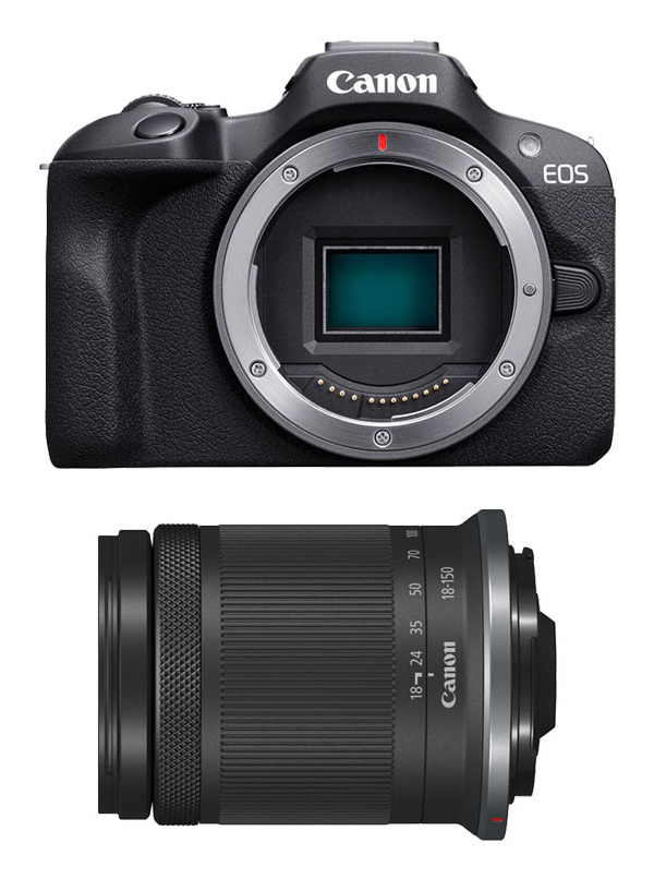 Canon R100 + RF-S 18-150mm f/3.5-6.3 IS STM