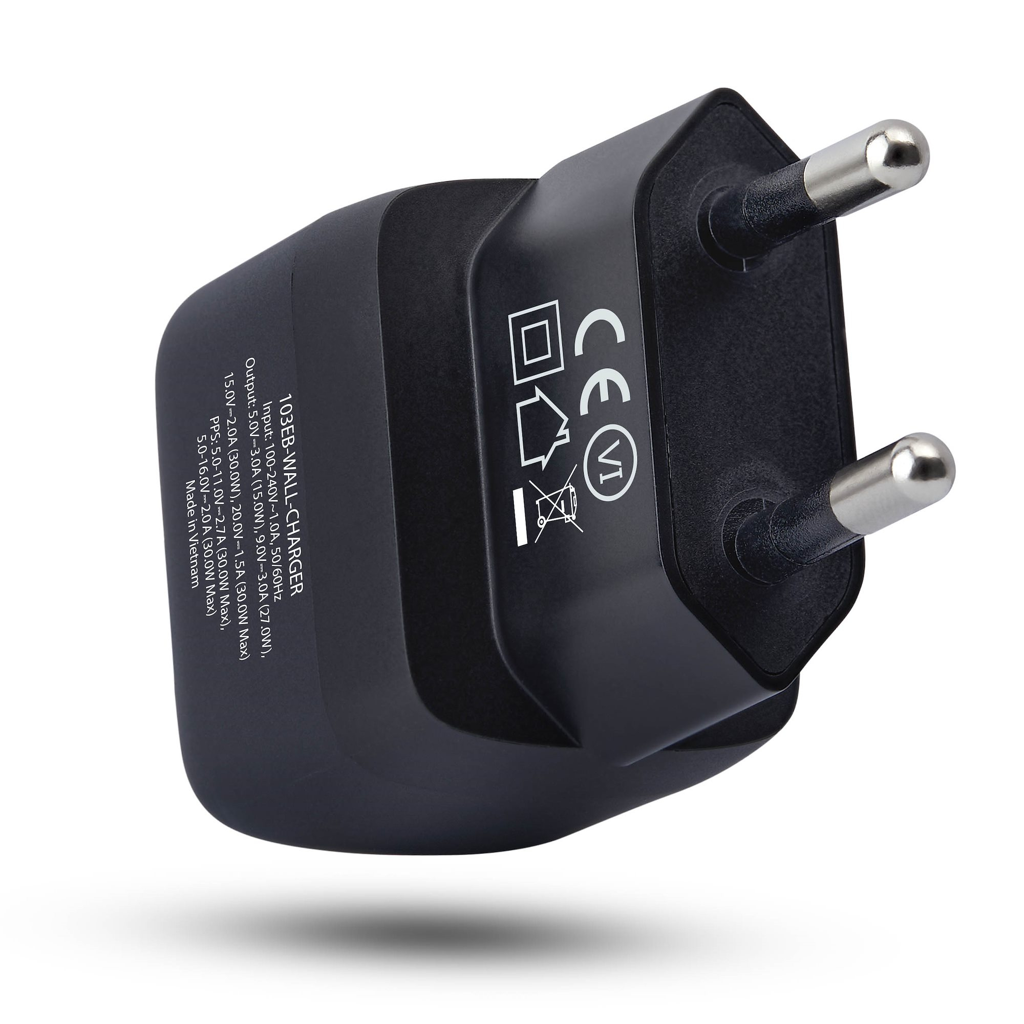 StarTech.com 30W USB‑C Wall Charger, Portable GaN Charger with USB Power Delivery Fast Charging, GaN – image 2