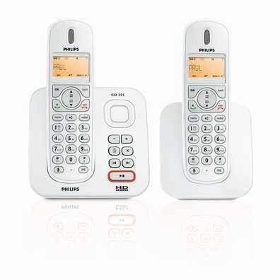 Philips CD2552S/22 telephone DECT telephone Caller ID White – image 2