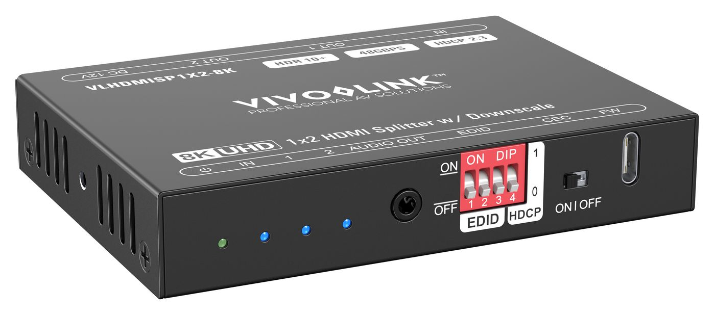 Vivolink VLHDMISP1X2-8K video splitter HDMI 2x HDMI – image 3