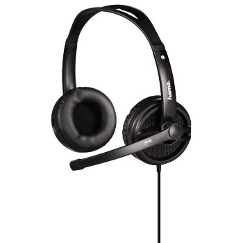 Hama HS-425 Headset Wired Head-band Calls/Music Black – image 1
