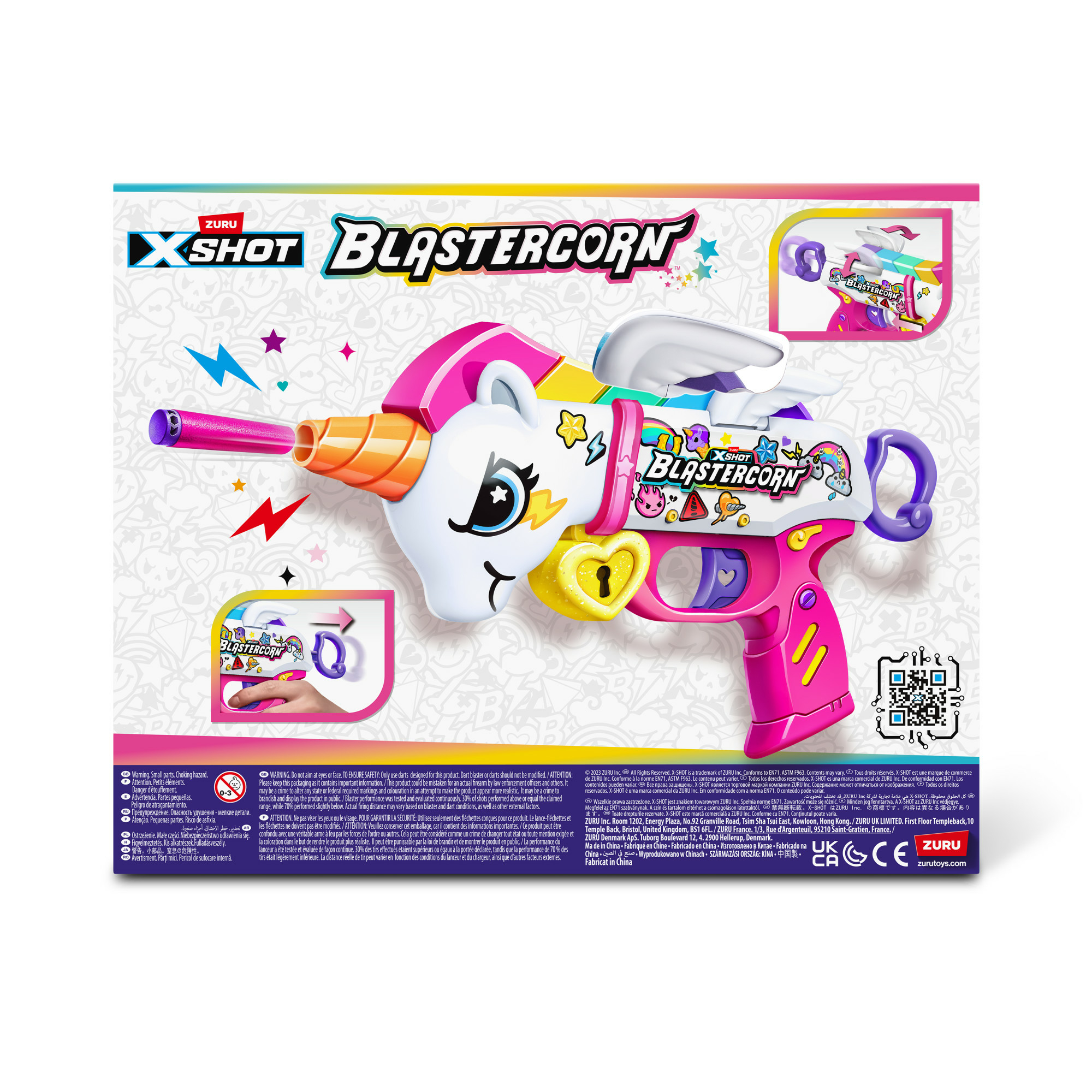 صورة ZURU XSHOT Blastercorn لعبة مسدس (16 دارت)
