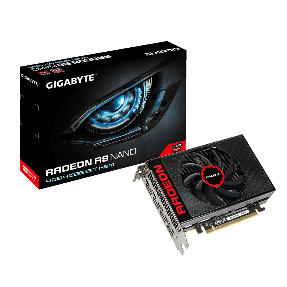 GIGABYTE GV-R9NANO-4GD-B AMD Radeon R9 Nano