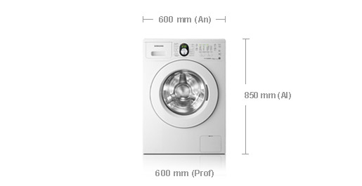 Samsung WF1702WPW washing machine Front-load – image 2