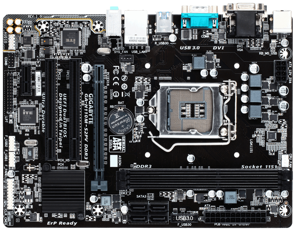 GIGABYTE GA-H110M-S2PV DDR3 – image 2