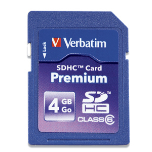 Verbatim Premium SDHC Card™ 4GB