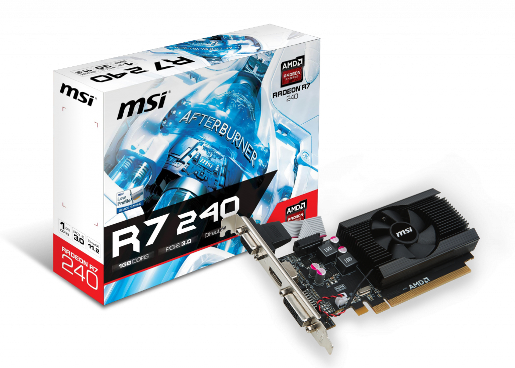 MSI R7 240 1GD3 64B LP – image 1