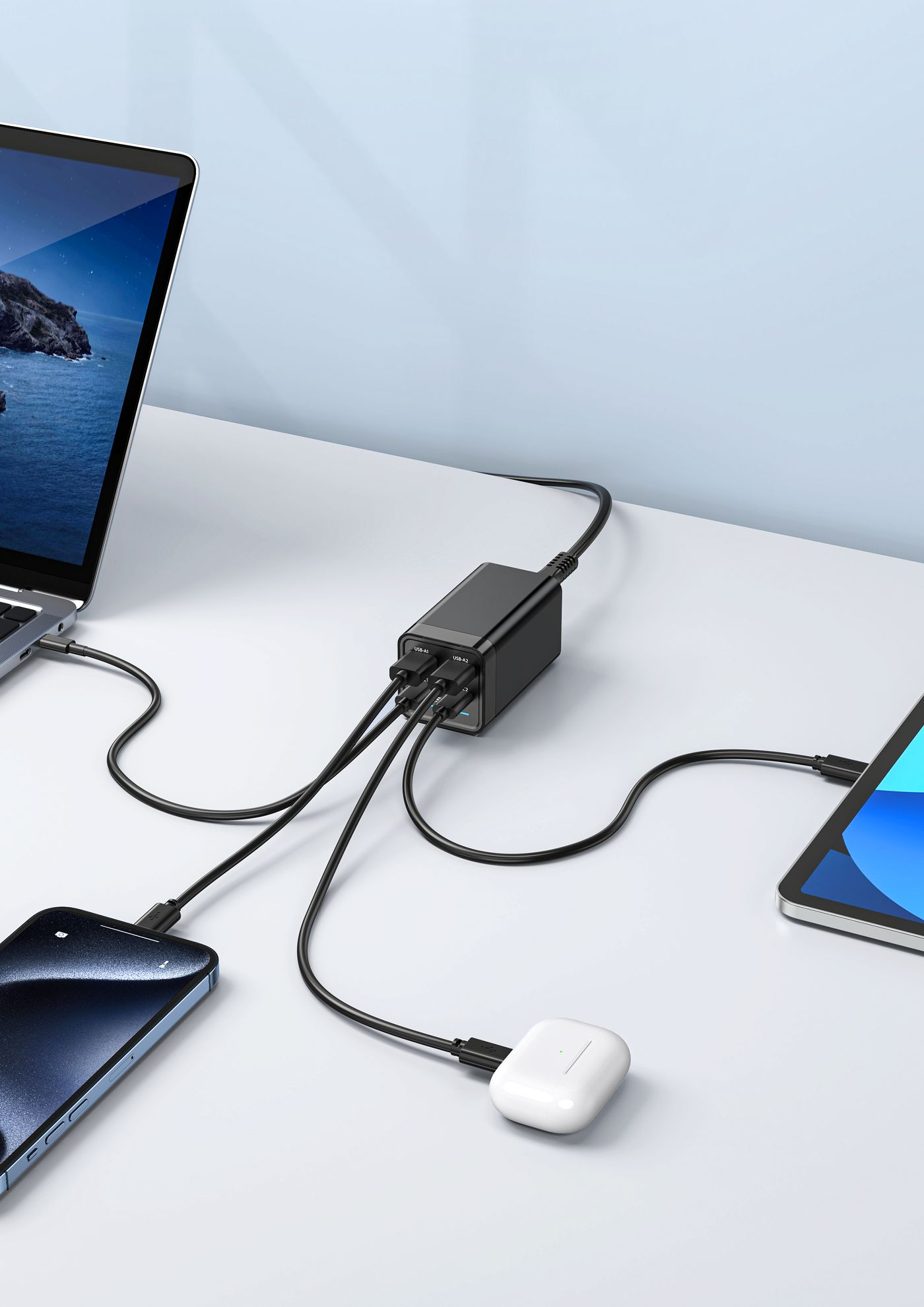 eSTUFF ES635200 mobile device charger Laptop Black AC Fast charging Indoor – image 3