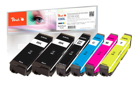 Peach PI200-286 ink cartridge Black, Cyan, Magenta, Yellow