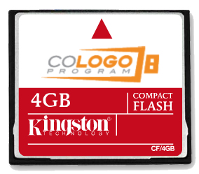 Kingston Technology 4GB CF Card Co-Logo