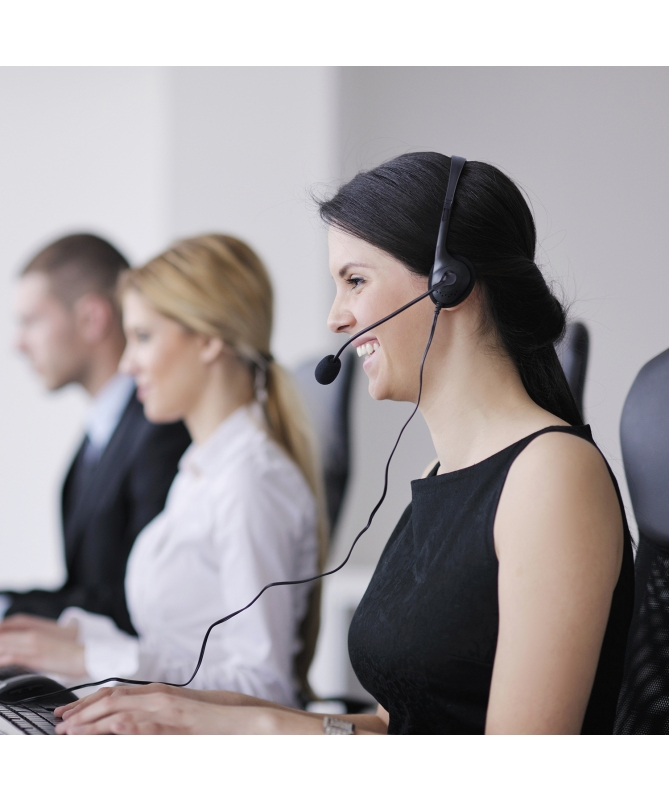Vultech HS-02 headphones/headset Wired Head-band Office/Call center USB Type-A Black – image 3