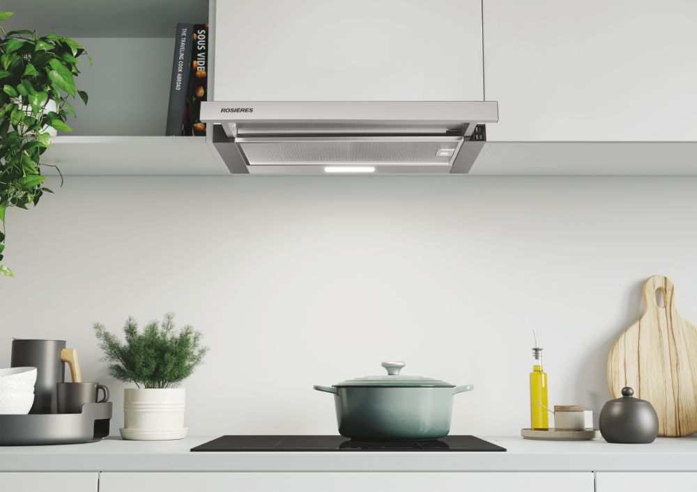 Rosieres RHT6300/2LIN/1 Semi built-in (pull out) Stainless steel 332 m³/h – image 2
