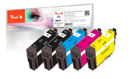 Peach 320118 ink cartridge Compatible Black, Cyan, Magenta, Yellow