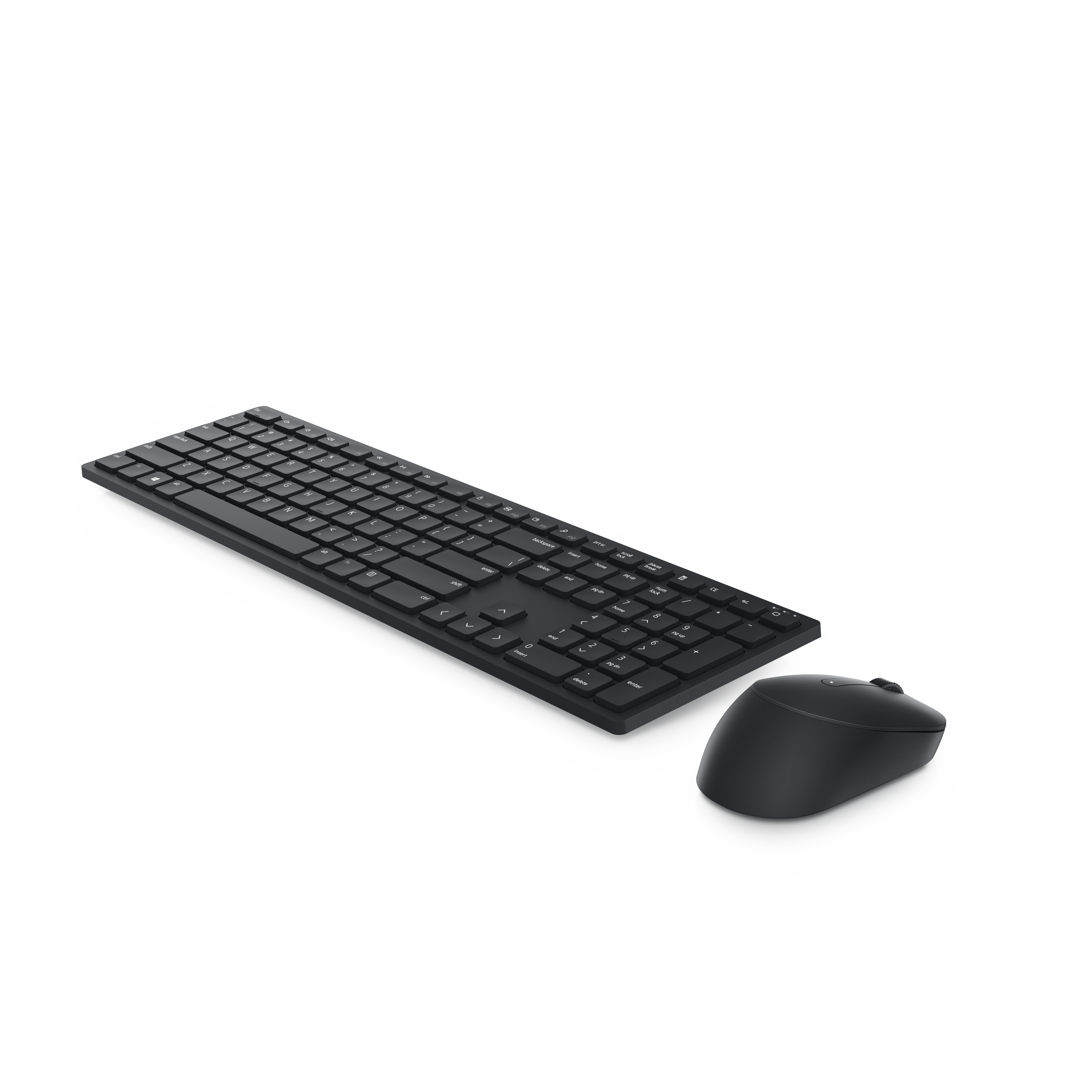 Kit de Teclado y Mouse Inalámbrico Dell KM5221W, RF, Color Negro, Ingles