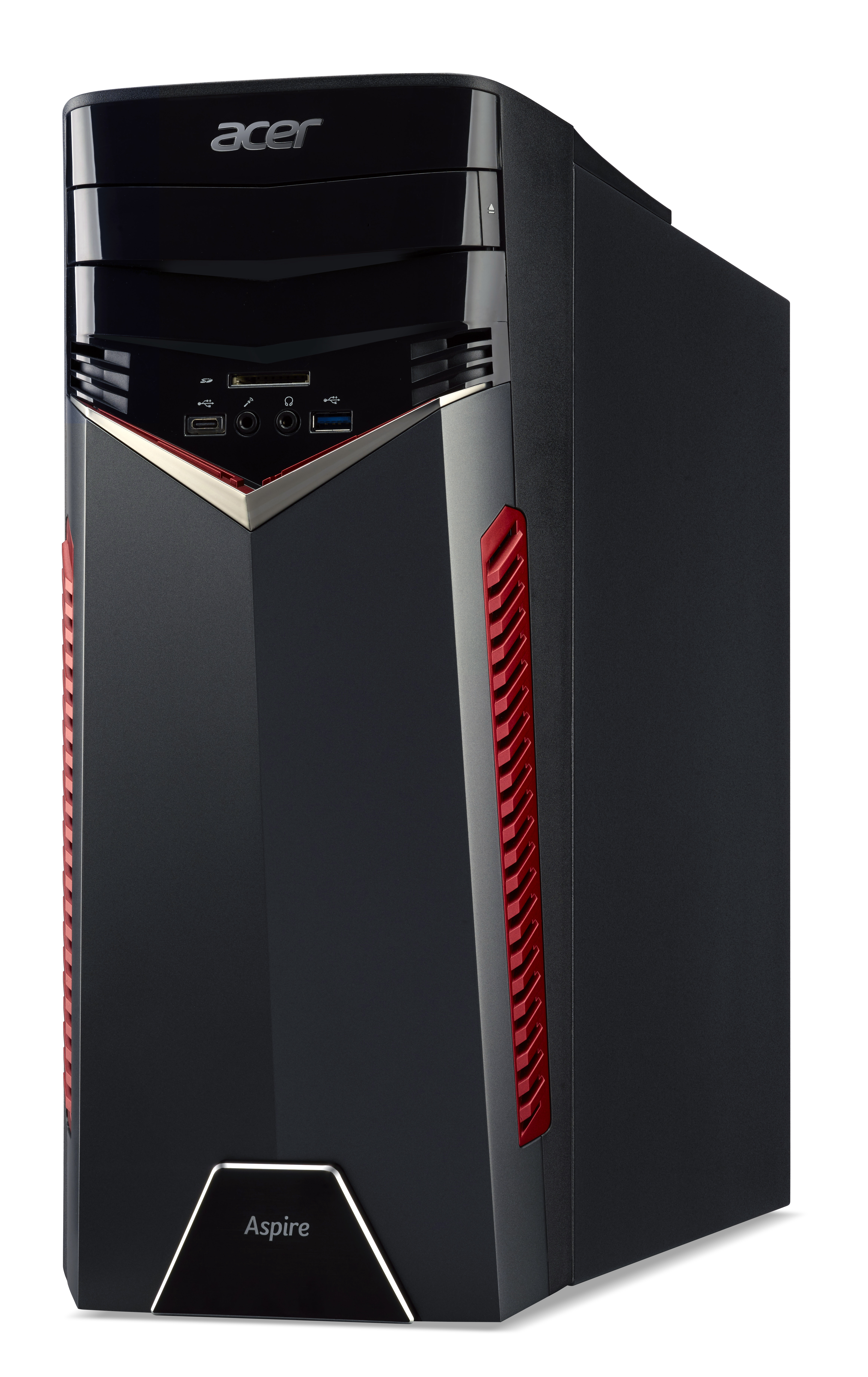 Acer Aspire GX-281 A710504 NL1 AMD Ryzen™ 7 1700 12 GB DDR4-SDRAM 2.25 TB HDD+SSD NVIDIA® GeForce® GTX 1050 Ti Windows 10 Home Tower PC Silver image 2