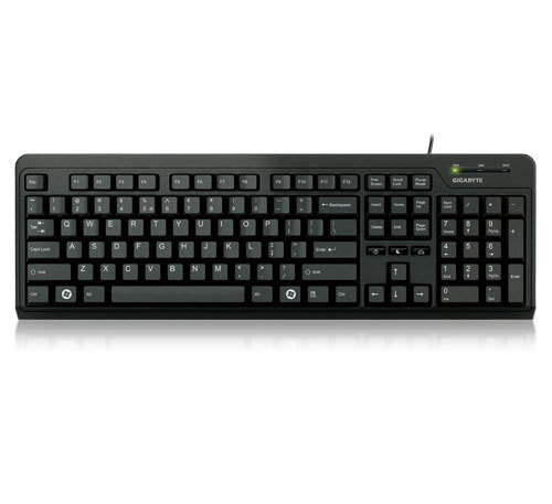 GIGABYTE KM5200 keyboard Mouse included Office USB Black – image 2