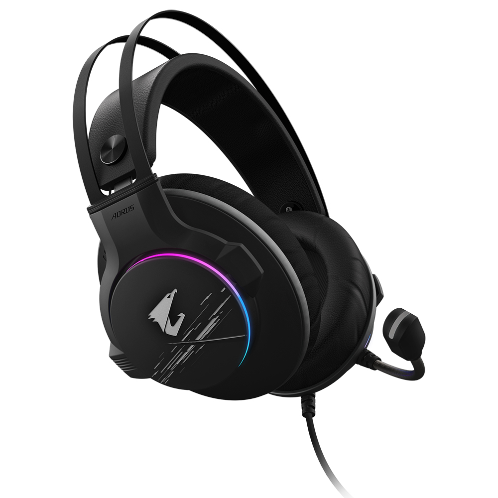 GIGABYTE H1 Headset Wired Head-band Gaming USB Type-A Black – image 5