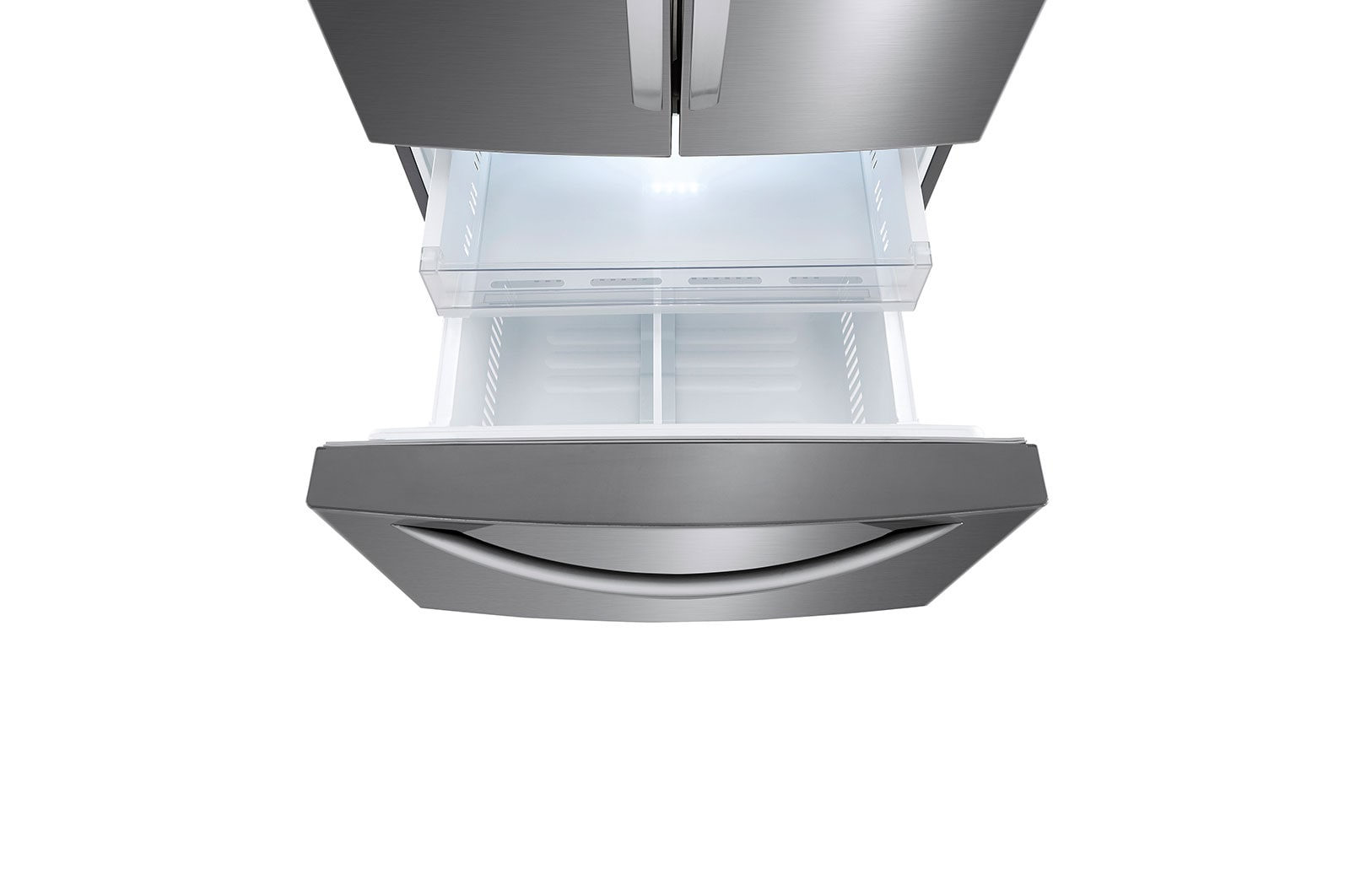LG LM65BGSK side-by-side refrigerator Freestanding Platinum, Silver – image 5