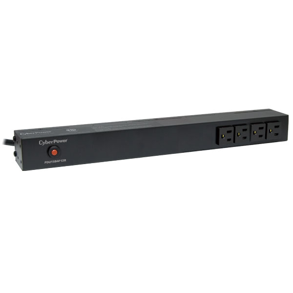 CyberPower PDU15B4F12R power distribution unit (PDU) 16 AC outlet(s) 1U Black – image 1