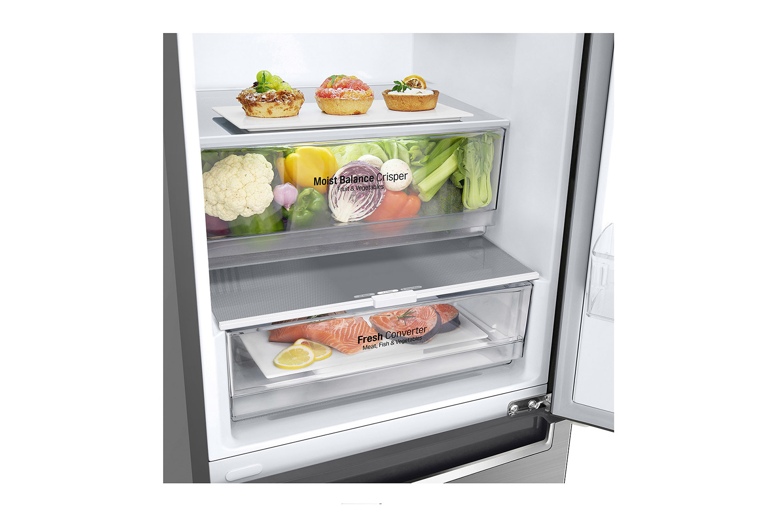 LG GBB62PZFFN fridge-freezer Freestanding – image 6