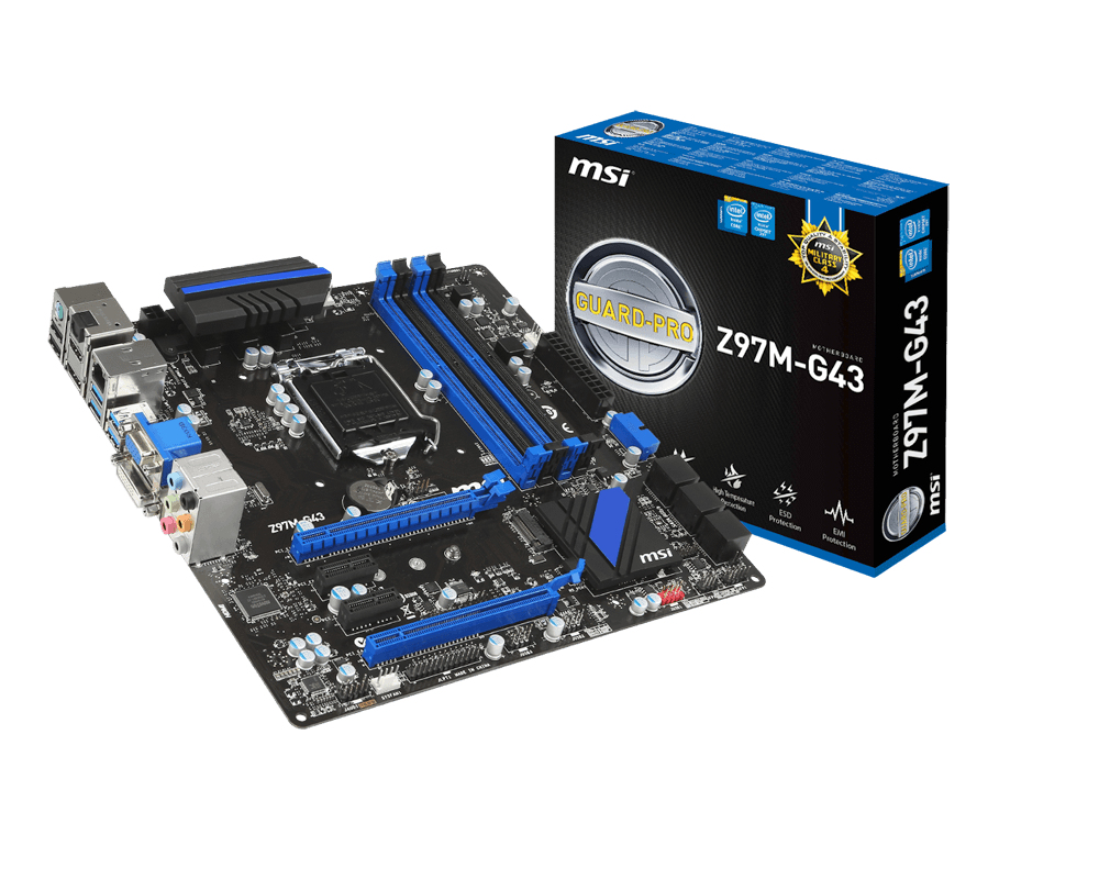 MSI Z97M-G43 Intel® Z97 LGA 1150 (Socket H3) micro ATX – image 2