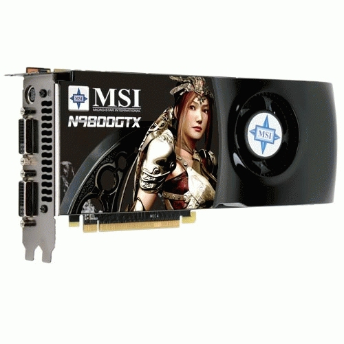 MSI N9800GTX-T2D512OC graphics card GeForce 9800 GTX GDDR3 – image 4