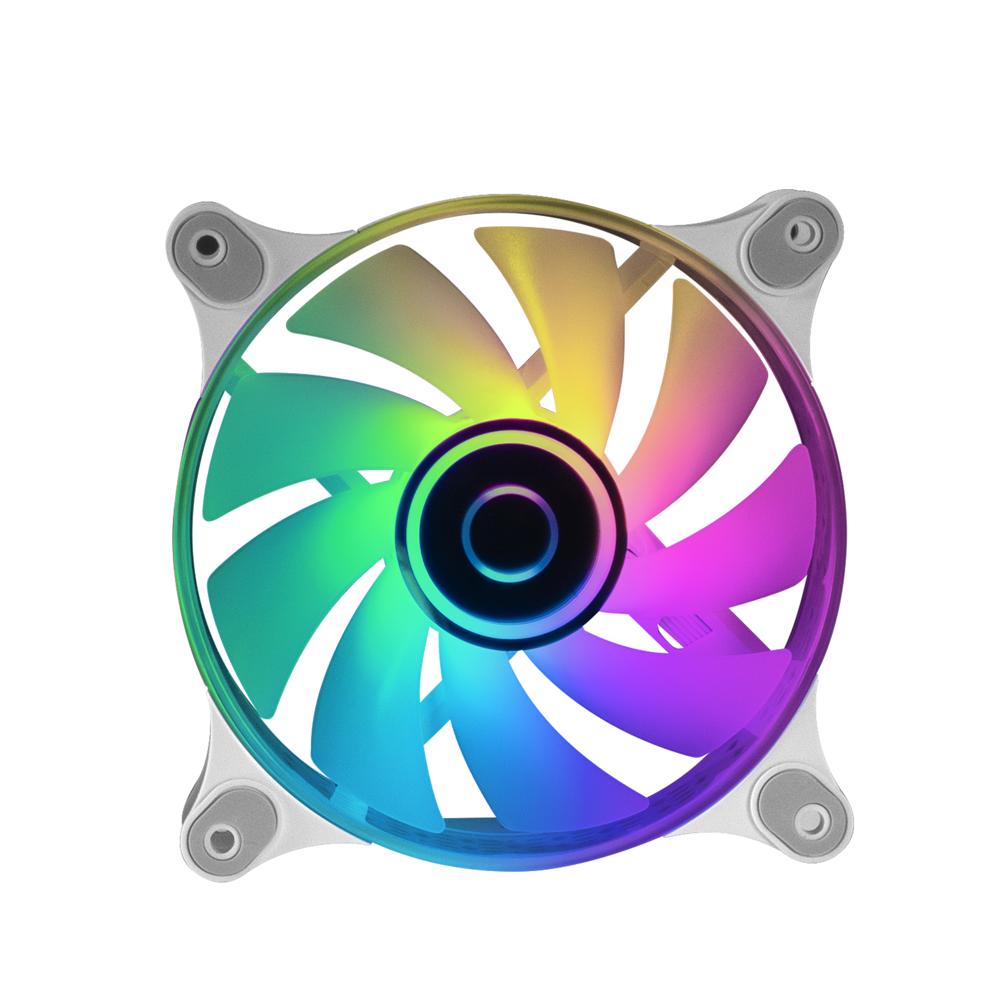 Mars Gaming MF-3D White ARGB Fan 360° – image 2