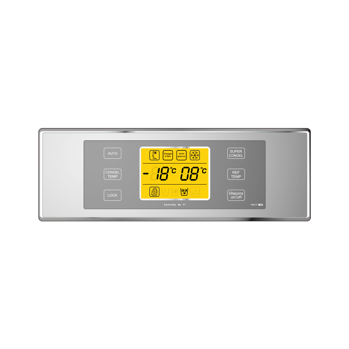 Haier HB21FSSAA side-by-side refrigerator Freestanding – image 2