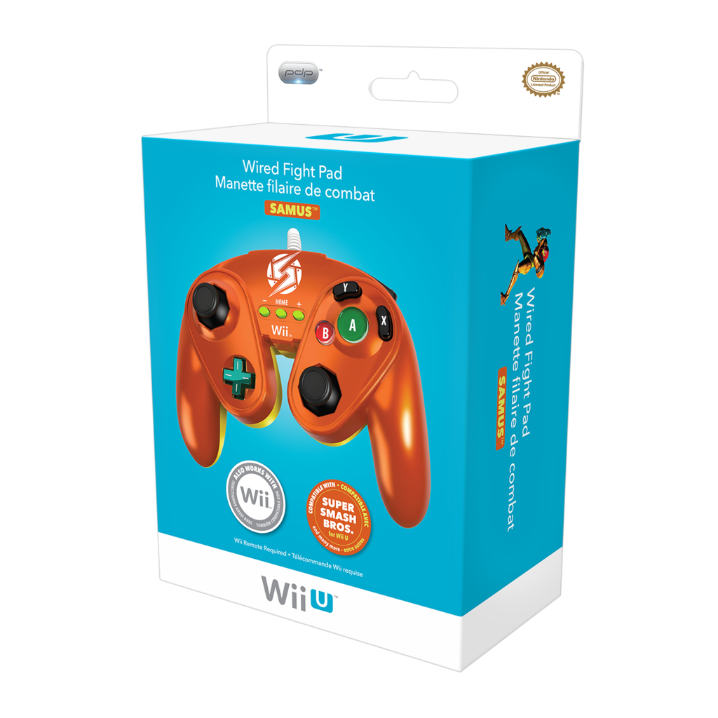 PDP Samus Orange, Yellow Gamepad Nintendo Wii U, Wii – image 5
