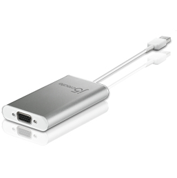 j5create USB2.0/VGA USB graphics adapter Silver