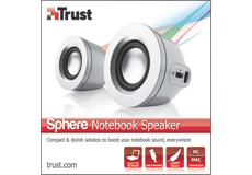 Trust Sphere Notebook Speaker Silver Wired image 4