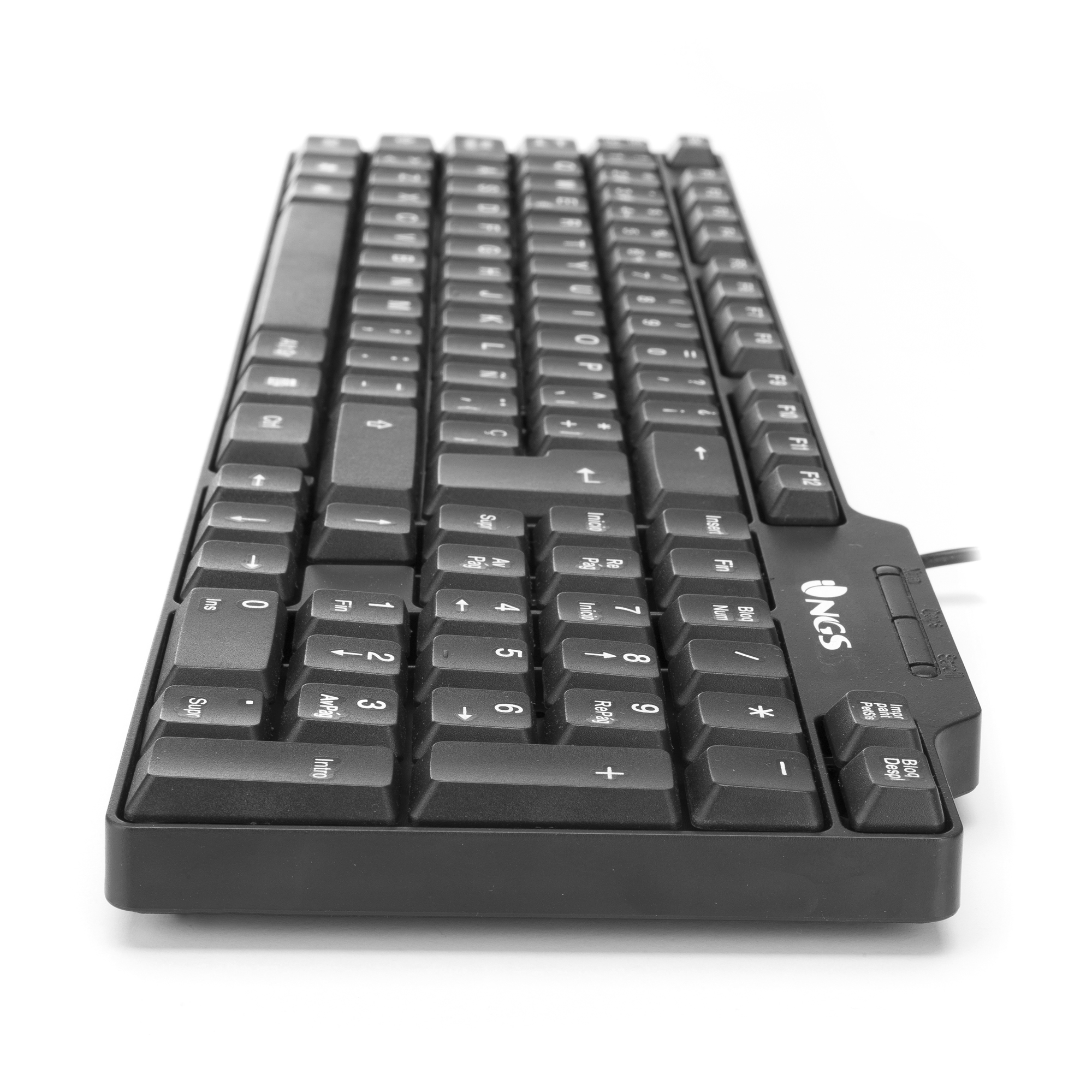 NGS Funky keyboard Office USB Spanish Black – image 3