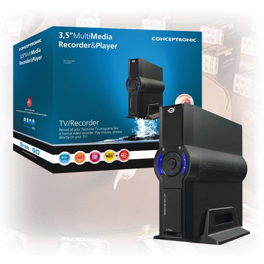 Conceptronic Grab'n'GO 3,5” Multi Media Recorder&Player – image 3